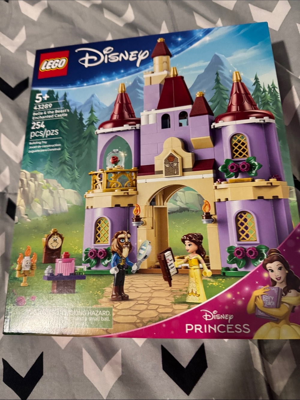 Disney LEGO Princess Belle & Beast Enchanted Castle - Purple, Gold, Tan